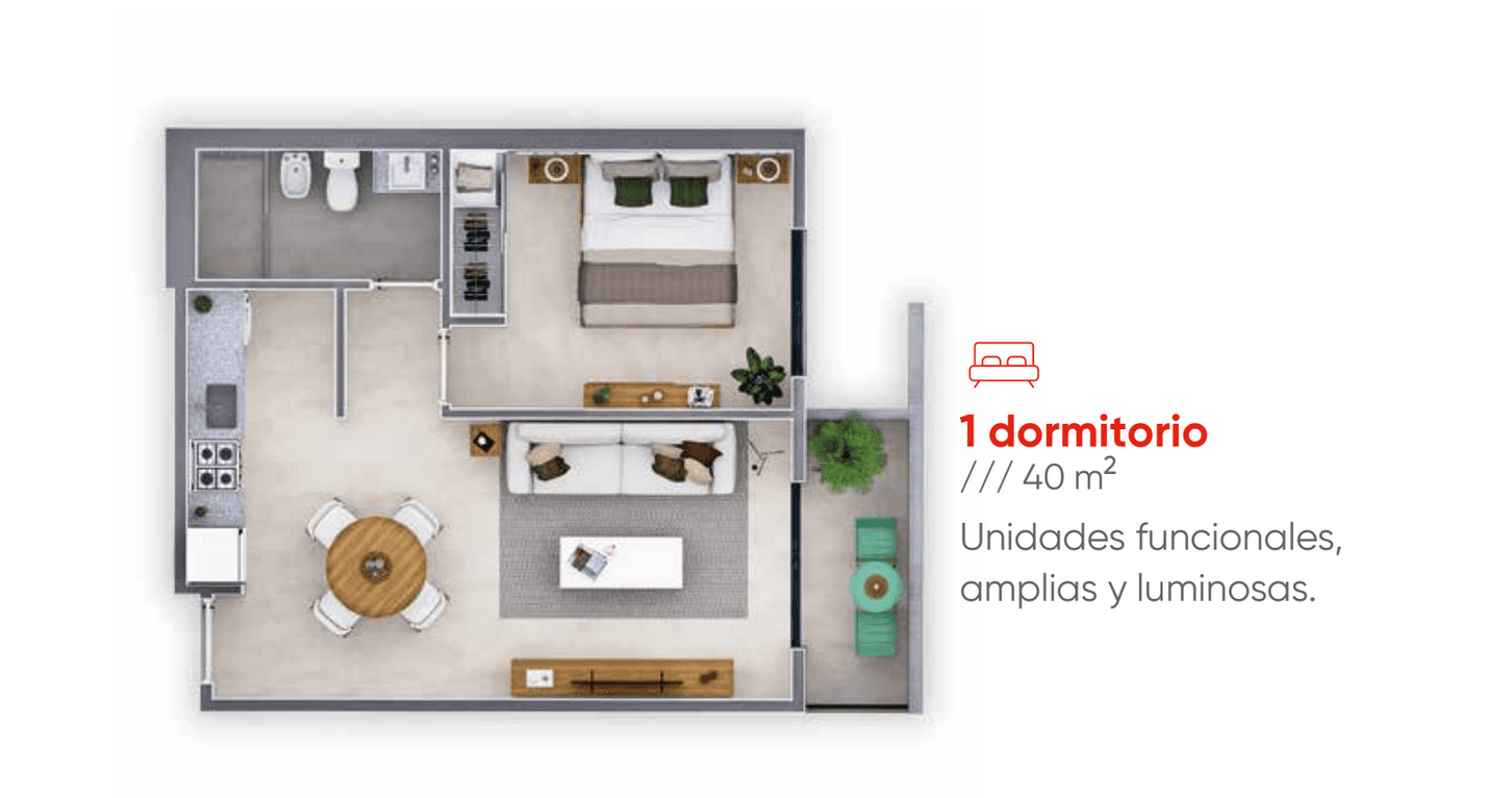 1 Dormitorio